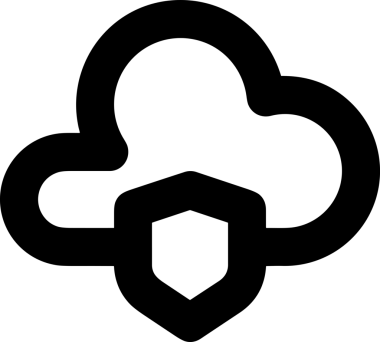 Uygulama UI, Web Tasarımı, Bulut ve Veri Yönetimi Kullanımı için Depolama Simgesi Siyah ve Beyaz PNG