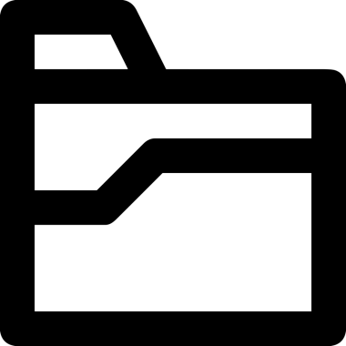 Uygulama UI, Web Tasarımı, Bulut ve Veri Yönetimi Kullanımı için Depolama Simgesi Siyah ve Beyaz PNG