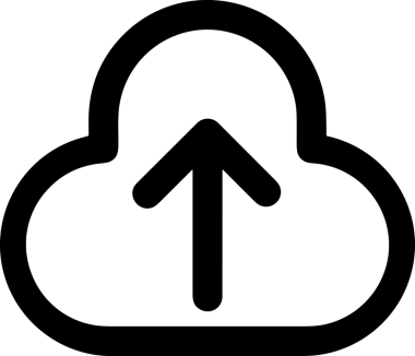 Uygulama UI, Web Tasarımı, Bulut ve Veri Yönetimi Kullanımı için Depolama Simgesi Siyah ve Beyaz PNG