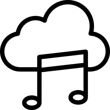Uygulama UI, Web Tasarımı, Bulut ve Veri Yönetimi Kullanımı için Depolama Simgesi Siyah ve Beyaz PNG
