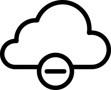 Uygulama UI, Web Tasarımı, Bulut ve Veri Yönetimi Kullanımı için Depolama Simgesi Siyah ve Beyaz PNG