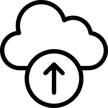Uygulama UI, Web Tasarımı, Bulut ve Veri Yönetimi Kullanımı için Depolama Simgesi Siyah ve Beyaz PNG