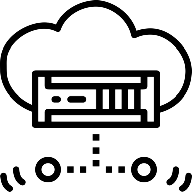 Uygulama UI, Web Tasarımı, Bulut ve Veri Yönetimi Kullanımı için Depolama Simgesi Siyah ve Beyaz PNG