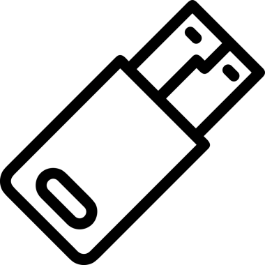 Uygulama UI, Web Tasarımı, Bulut ve Veri Yönetimi Kullanımı için Depolama Simgesi Siyah ve Beyaz PNG