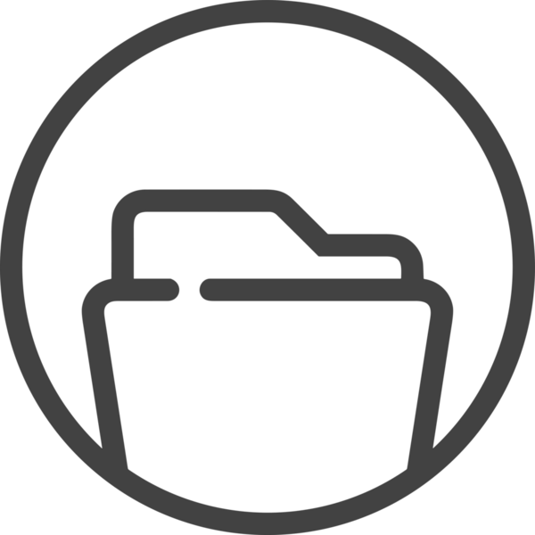 Uygulama UI, Web Tasarımı, Bulut ve Veri Yönetimi Kullanımı için Depolama Simgesi Siyah ve Beyaz PNG