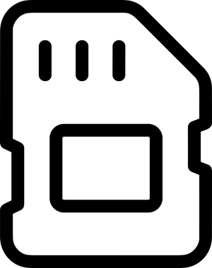 Uygulama UI, Web Tasarımı, Bulut ve Veri Yönetimi Kullanımı için Depolama Simgesi Siyah ve Beyaz PNG
