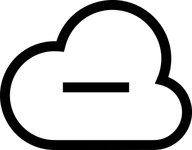 Uygulama UI, Web Tasarımı, Bulut ve Veri Yönetimi Kullanımı için Depolama Simgesi Siyah ve Beyaz PNG