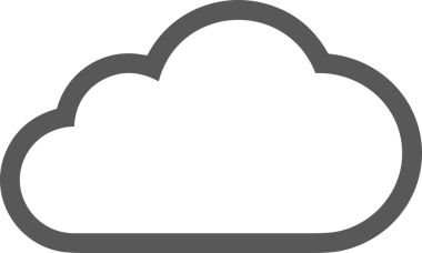 Uygulama UI, Web Tasarımı, Bulut ve Veri Yönetimi Kullanımı için Depolama Simgesi Siyah ve Beyaz PNG