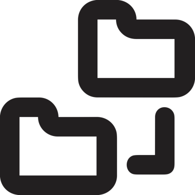 Uygulama UI, Web Tasarımı, Bulut ve Veri Yönetimi Kullanımı için Depolama Simgesi Siyah ve Beyaz PNG