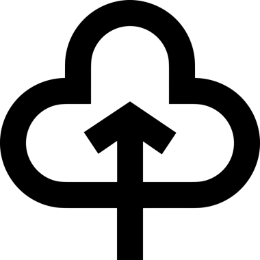 Uygulama UI, Web Tasarımı, Bulut ve Veri Yönetimi Kullanımı için Depolama Simgesi Siyah ve Beyaz PNG