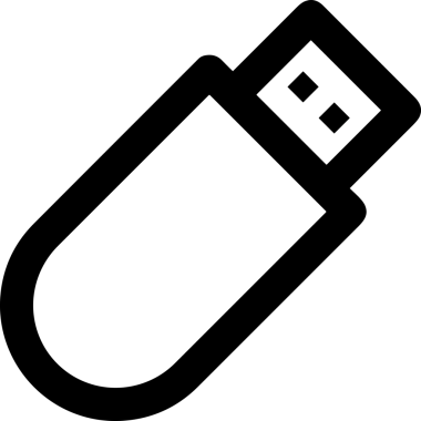 Uygulama UI, Web Tasarımı, Bulut ve Veri Yönetimi Kullanımı için Depolama Simgesi Siyah ve Beyaz PNG