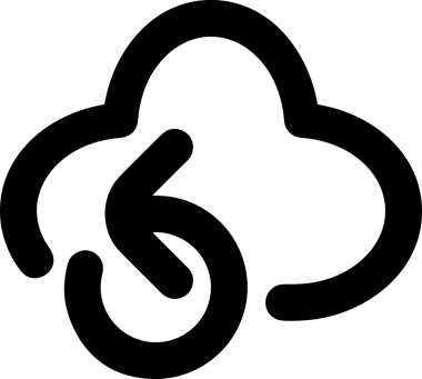 Uygulama UI, Web Tasarımı, Bulut ve Veri Yönetimi Kullanımı için Depolama Simgesi Siyah ve Beyaz PNG