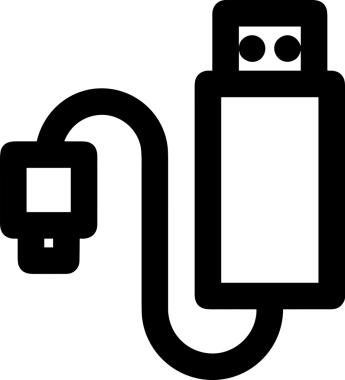 Uygulama UI, Web Tasarımı, Bulut ve Veri Yönetimi Kullanımı için Depolama Simgesi Siyah ve Beyaz PNG