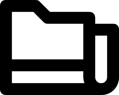 Uygulama UI, Web Tasarımı, Bulut ve Veri Yönetimi Kullanımı için Depolama Simgesi Siyah ve Beyaz PNG