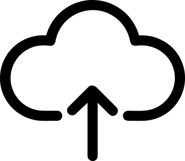 Uygulama UI, Web Tasarımı, Bulut ve Veri Yönetimi Kullanımı için Depolama Simgesi Siyah ve Beyaz PNG