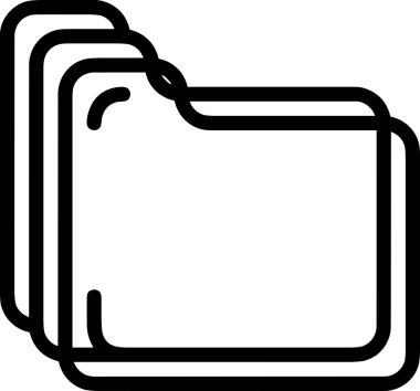 Uygulama UI, Web Tasarımı, Bulut ve Veri Yönetimi Kullanımı için Depolama Simgesi Siyah ve Beyaz PNG