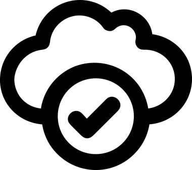Uygulama UI, Web Tasarımı, Bulut ve Veri Yönetimi Kullanımı için Depolama Simgesi Siyah ve Beyaz PNG