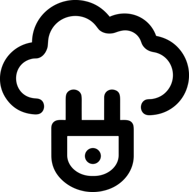 Uygulama UI, Web Tasarımı, Bulut ve Veri Yönetimi Kullanımı için Depolama Simgesi Siyah ve Beyaz PNG