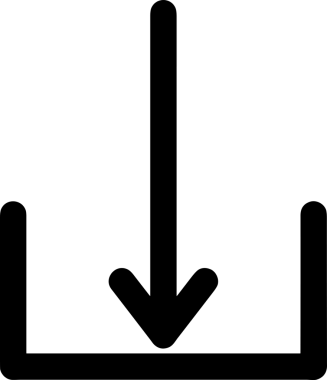 Uygulama UI, Web Tasarımı, Bulut ve Veri Yönetimi Kullanımı için Depolama Simgesi Siyah ve Beyaz PNG