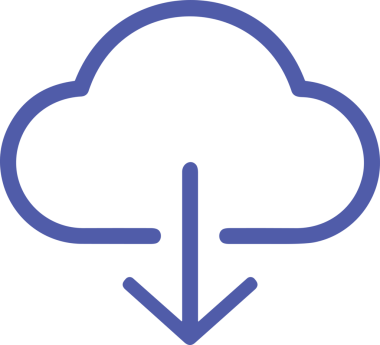 Uygulama UI, Web Tasarımı, Bulut ve Veri Yönetimi Kullanımı için Depolama Simgesi Siyah ve Beyaz PNG