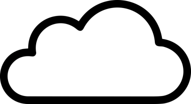 Uygulama UI, Web Tasarımı, Bulut ve Veri Yönetimi Kullanımı için Depolama Simgesi Siyah ve Beyaz PNG