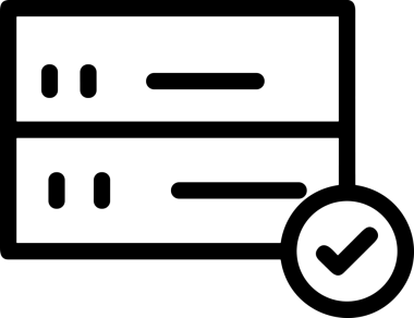 Uygulama UI, Web Tasarımı, Bulut ve Veri Yönetimi Kullanımı için Depolama Simgesi Siyah ve Beyaz PNG