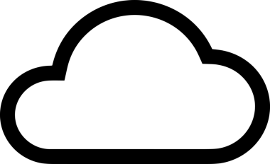 Uygulama UI, Web Tasarımı, Bulut ve Veri Yönetimi Kullanımı için Depolama Simgesi Siyah ve Beyaz PNG