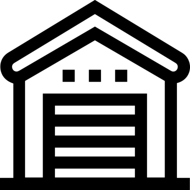 Uygulama UI, Web Tasarımı, Bulut ve Veri Yönetimi Kullanımı için Depolama Simgesi Siyah ve Beyaz PNG