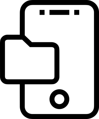 Uygulama UI, Web Tasarımı, Bulut ve Veri Yönetimi Kullanımı için Depolama Simgesi Siyah ve Beyaz PNG