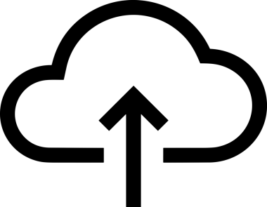 Uygulama UI, Web Tasarımı, Bulut ve Veri Yönetimi Kullanımı için Depolama Simgesi Siyah ve Beyaz PNG