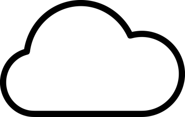 Uygulama UI, Web Tasarımı, Bulut ve Veri Yönetimi Kullanımı için Depolama Simgesi Siyah ve Beyaz PNG