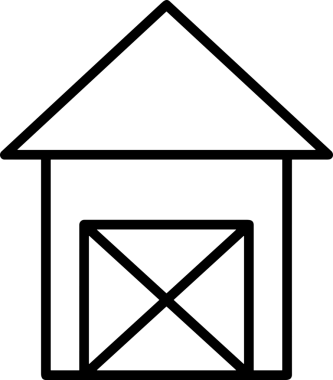 Uygulama UI, Web Tasarımı, Bulut ve Veri Yönetimi Kullanımı için Depolama Simgesi Siyah ve Beyaz PNG