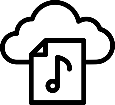 Uygulama UI, Web Tasarımı, Bulut ve Veri Yönetimi Kullanımı için Depolama Simgesi Siyah ve Beyaz PNG