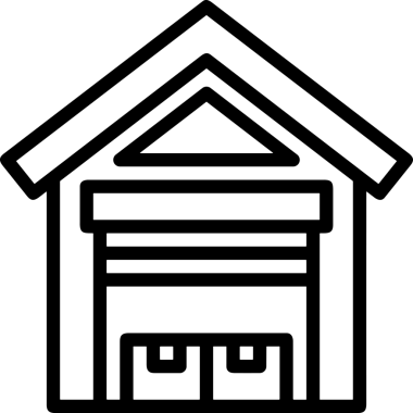 Uygulama UI, Web Tasarımı, Bulut ve Veri Yönetimi Kullanımı için Depolama Simgesi Siyah ve Beyaz PNG