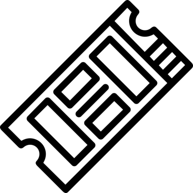 Uygulama UI, Web Tasarımı, Bulut ve Veri Yönetimi Kullanımı için Depolama Simgesi Siyah ve Beyaz PNG