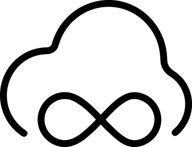 Uygulama UI, Web Tasarımı, Bulut ve Veri Yönetimi Kullanımı için Depolama Simgesi Siyah ve Beyaz PNG