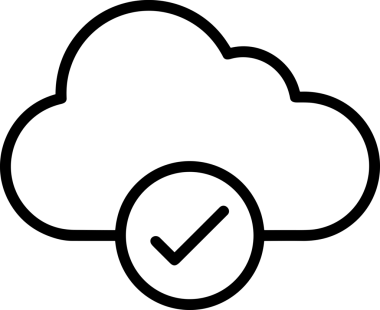 Uygulama UI, Web Tasarımı, Bulut ve Veri Yönetimi Kullanımı için Depolama Simgesi Siyah ve Beyaz PNG