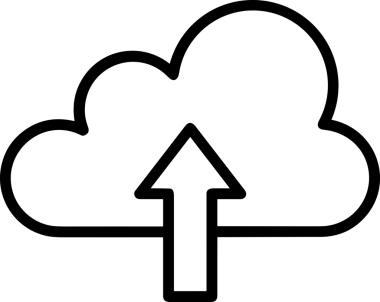 Uygulama UI, Web Tasarımı, Bulut ve Veri Yönetimi Kullanımı için Depolama Simgesi Siyah ve Beyaz PNG