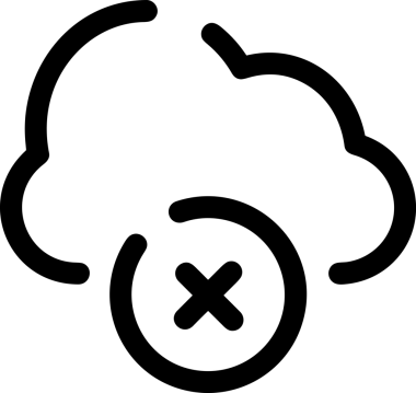 Uygulama UI, Web Tasarımı, Bulut ve Veri Yönetimi Kullanımı için Depolama Simgesi Siyah ve Beyaz PNG