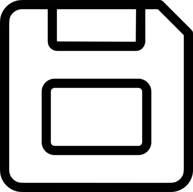 Uygulama UI, Web Tasarımı, Bulut ve Veri Yönetimi Kullanımı için Depolama Simgesi Siyah ve Beyaz PNG