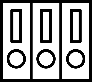 Uygulama UI, Web Tasarımı, Bulut ve Veri Yönetimi Kullanımı için Depolama Simgesi Siyah ve Beyaz PNG