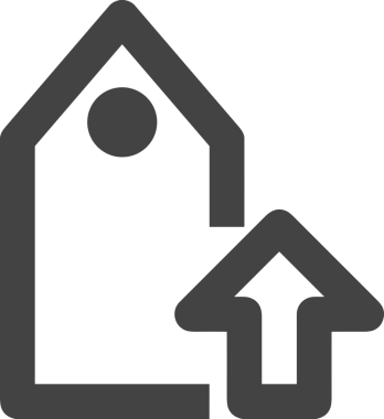 Siyah ve Beyaz Logo Simgesi PNG Biçimini Yükle. Web Sitesi Düğmesi, Mobil Uygulama Arayüzü, Dosya Aktarımı, Belge Paylaşımı, Bulut Depolama ve Veri Yedekleme için Minimalist Düz Tasarımlı Tek Renkli Ok Gönderme İşareti Grafiksel Elemanı