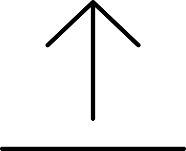 Siyah ve Beyaz Logo Simgesi PNG Biçimini Yükle. Web Sitesi Düğmesi, Mobil Uygulama Arayüzü, Dosya Aktarımı, Belge Paylaşımı, Bulut Depolama ve Veri Yedekleme için Minimalist Düz Tasarımlı Tek Renkli Ok Gönderme İşareti Grafiksel Elemanı
