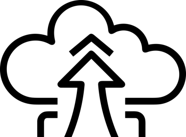 Siyah ve Beyaz Logo Simgesi PNG Biçimini Yükle. Web Sitesi Düğmesi, Mobil Uygulama Arayüzü, Dosya Aktarımı, Belge Paylaşımı, Bulut Depolama ve Veri Yedekleme için Minimalist Düz Tasarımlı Tek Renkli Ok Gönderme İşareti Grafiksel Elemanı