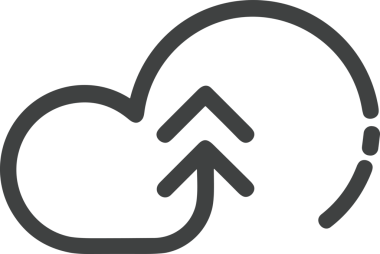 Siyah ve Beyaz Logo Simgesi PNG Biçimini Yükle. Web Sitesi Düğmesi, Mobil Uygulama Arayüzü, Dosya Aktarımı, Belge Paylaşımı, Bulut Depolama ve Veri Yedekleme için Minimalist Düz Tasarımlı Tek Renkli Ok Gönderme İşareti Grafiksel Elemanı