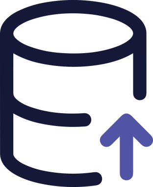 Siyah ve Beyaz Logo Simgesi PNG Biçimini Yükle. Web Sitesi Düğmesi, Mobil Uygulama Arayüzü, Dosya Aktarımı, Belge Paylaşımı, Bulut Depolama ve Veri Yedekleme için Minimalist Düz Tasarımlı Tek Renkli Ok Gönderme İşareti Grafiksel Elemanı