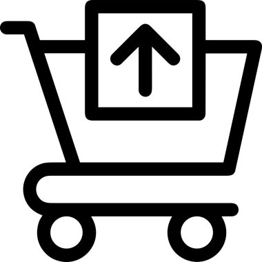 Siyah ve Beyaz Logo Simgesi PNG Biçimini Yükle. Web Sitesi Düğmesi, Mobil Uygulama Arayüzü, Dosya Aktarımı, Belge Paylaşımı, Bulut Depolama ve Veri Yedekleme için Minimalist Düz Tasarımlı Tek Renkli Ok Gönderme İşareti Grafiksel Elemanı