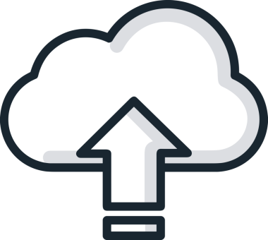 Siyah ve Beyaz Logo Simgesi PNG Biçimini Yükle. Web Sitesi Düğmesi, Mobil Uygulama Arayüzü, Dosya Aktarımı, Belge Paylaşımı, Bulut Depolama ve Veri Yedekleme için Minimalist Düz Tasarımlı Tek Renkli Ok Gönderme İşareti Grafiksel Elemanı