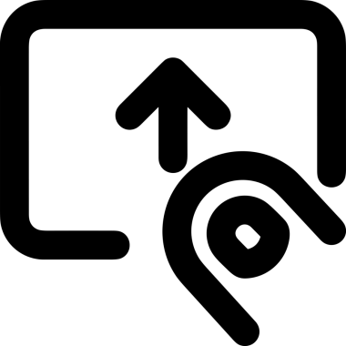 Siyah ve Beyaz Logo Simgesi PNG Biçimini Yükle. Web Sitesi Düğmesi, Mobil Uygulama Arayüzü, Dosya Aktarımı, Belge Paylaşımı, Bulut Depolama ve Veri Yedekleme için Minimalist Düz Tasarımlı Tek Renkli Ok Gönderme İşareti Grafiksel Elemanı