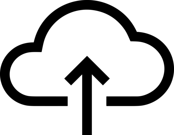 Siyah ve Beyaz Logo Simgesi PNG Biçimini Yükle. Web Sitesi Düğmesi, Mobil Uygulama Arayüzü, Dosya Aktarımı, Belge Paylaşımı, Bulut Depolama ve Veri Yedekleme için Minimalist Düz Tasarımlı Tek Renkli Ok Gönderme İşareti Grafiksel Elemanı